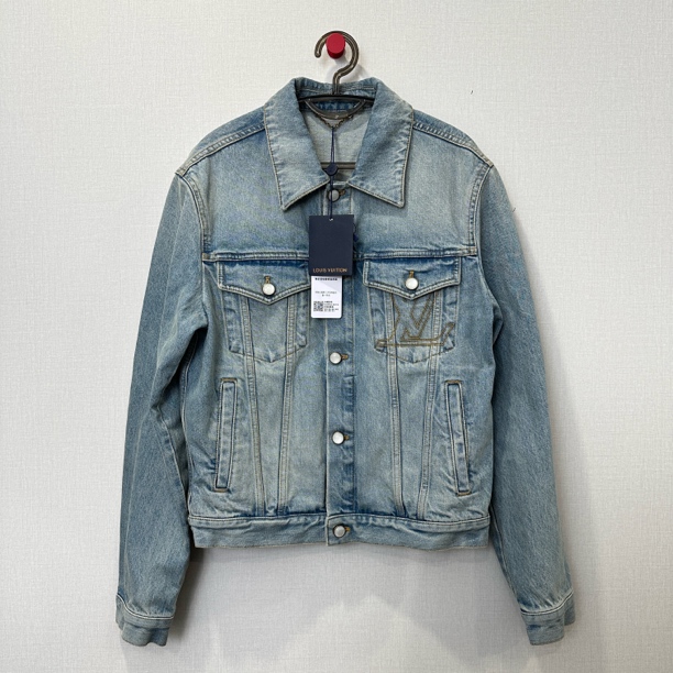 未使用 LouisVuitton/路易威登 25新款牛仔外套/尺码46/编号11691