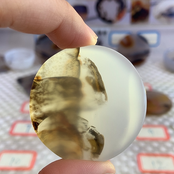 玛瑙/玉髓合金颈饰