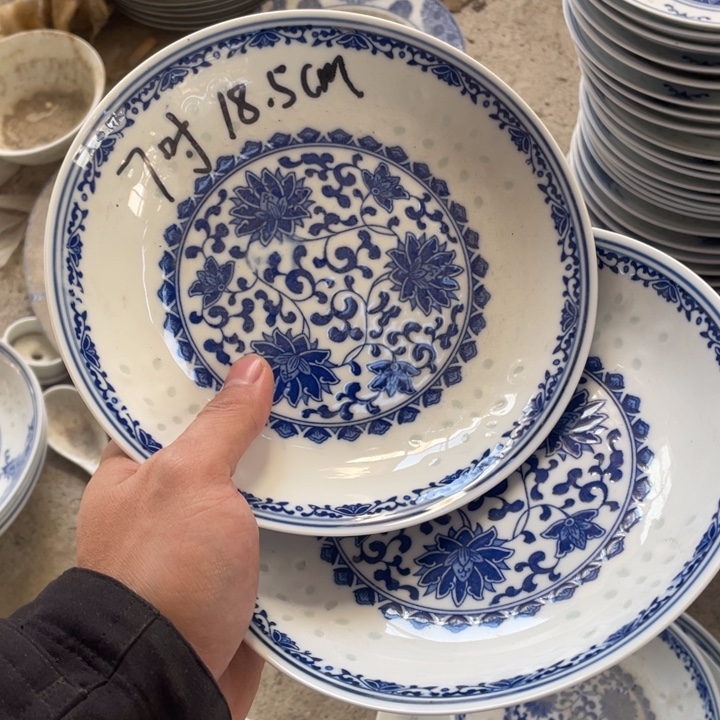碗瓷景德镇高温细白瓷餐具