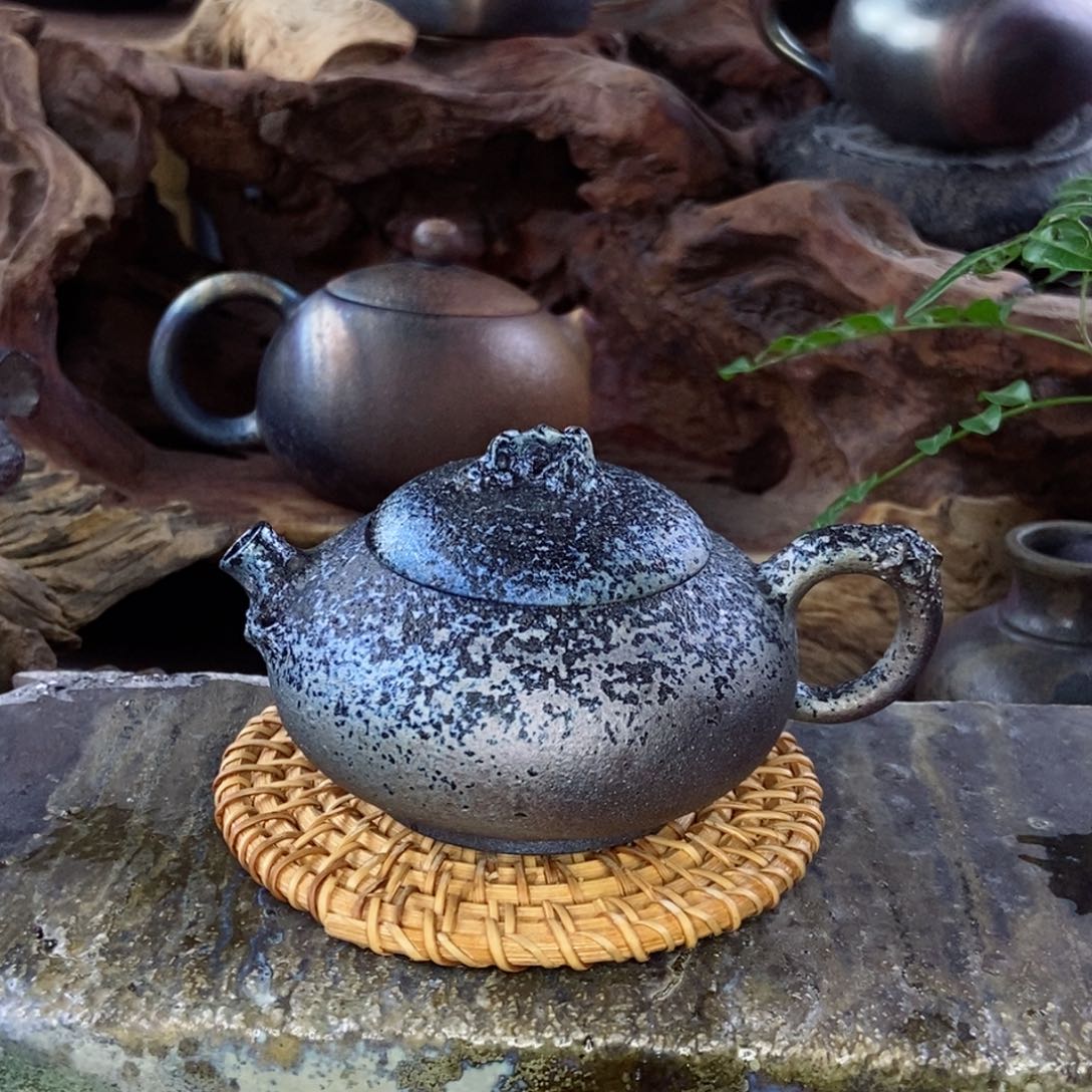 建水紫陶柴烧茶具