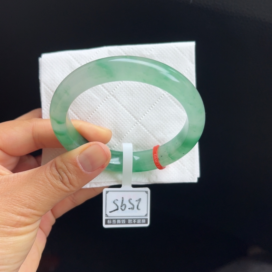 石英质玉未镶嵌手镯非洲翠5657