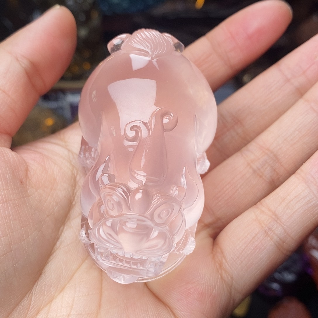 水晶吊坠未镶嵌手把件