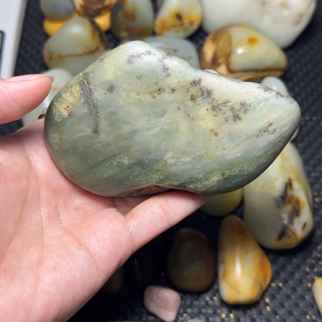 和田玉未镶嵌挂件31