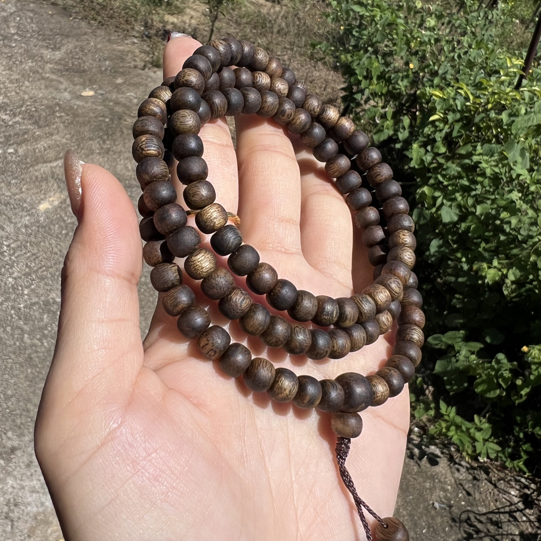 沉香手串满油脂高油密花香蜜香紫棋算盘珠多圈多样发一