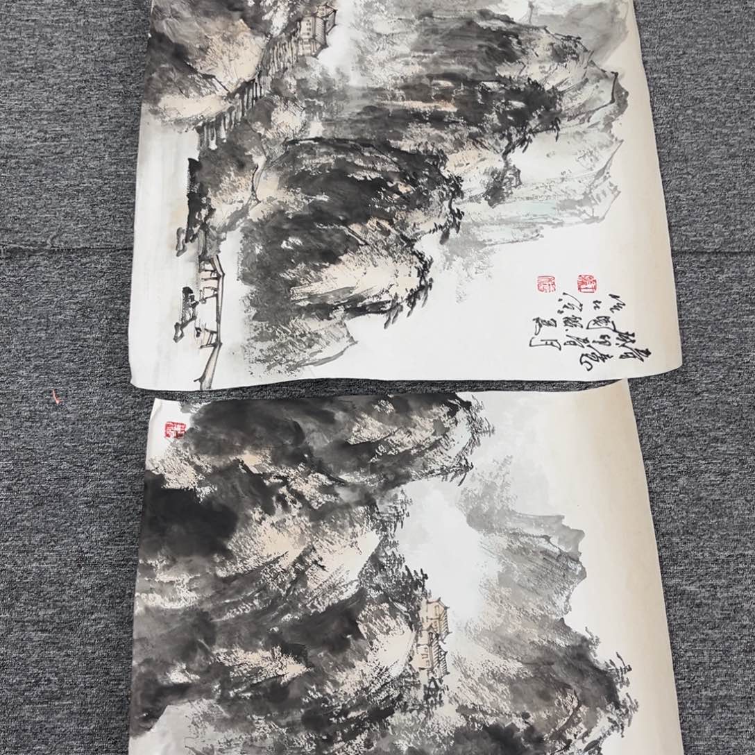 国画清****开绘画艺术作品展