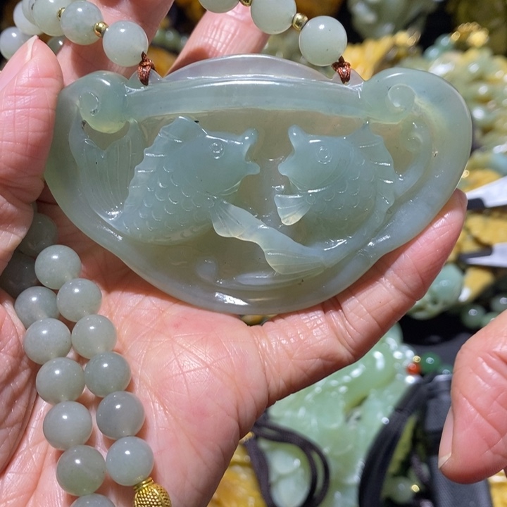 岫玉岫玉吊坠未镶嵌