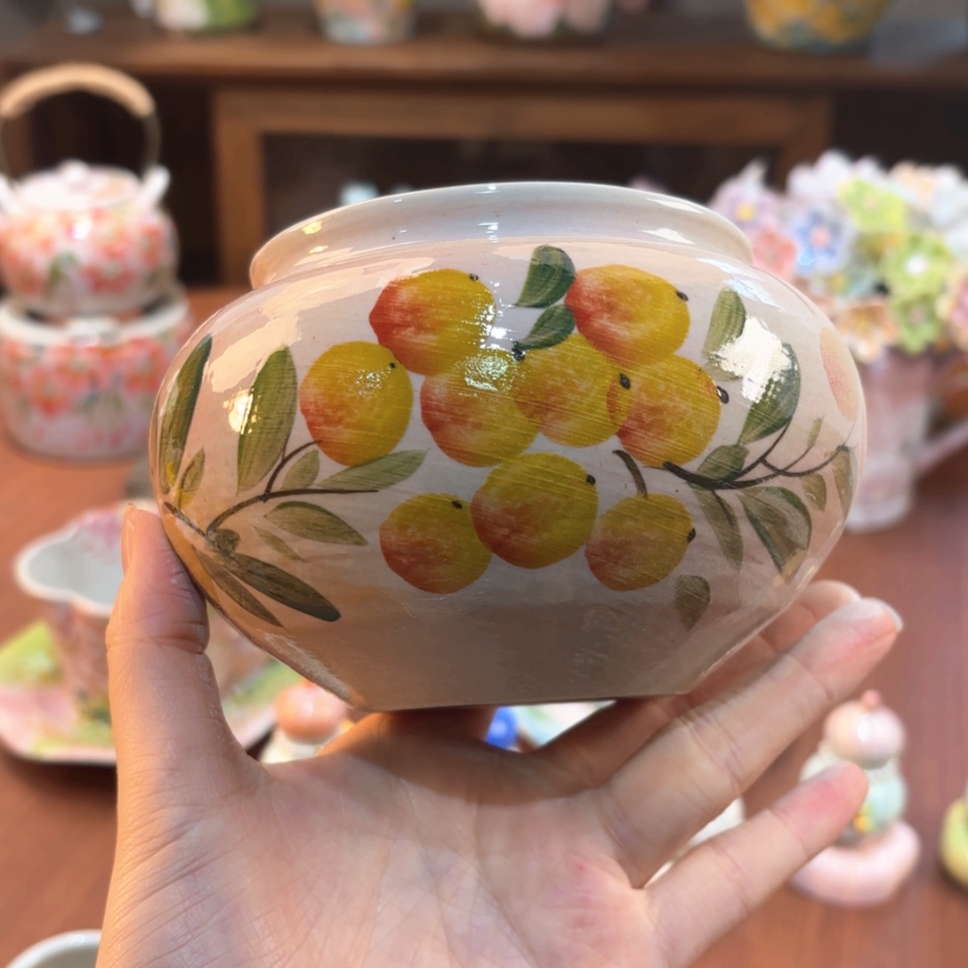 景德镇手绘高温釉下彩陶瓷茶具