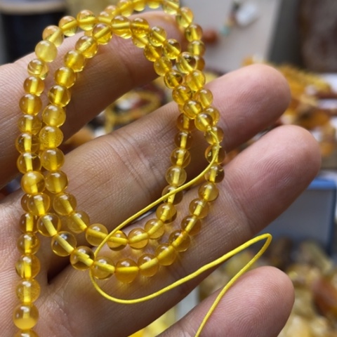 未镶嵌蜜蜡手串手串