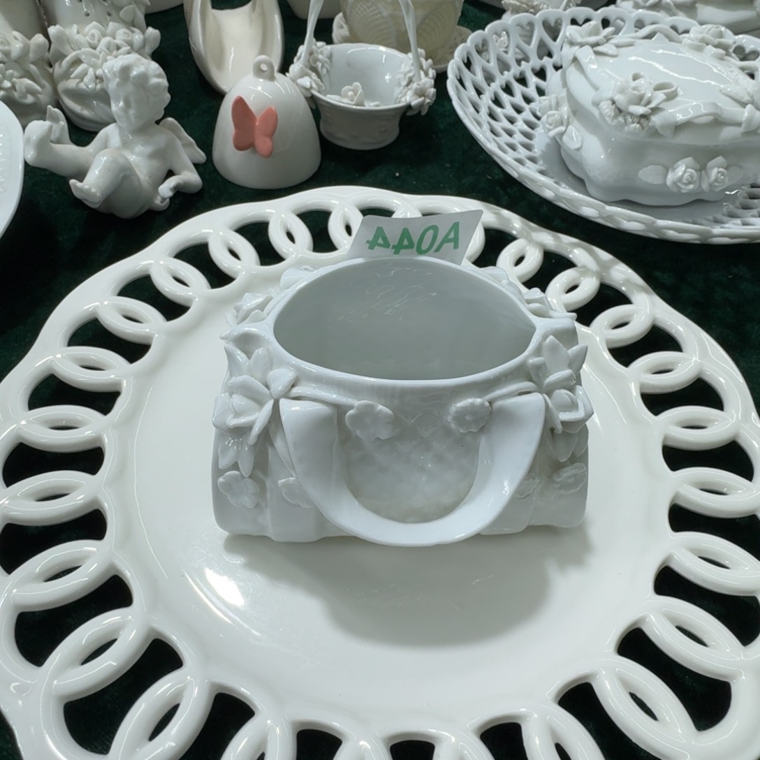 瓷片老货高白色包包