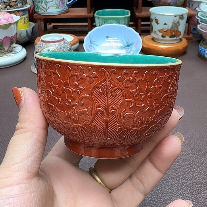 瓷片景德镇仿古手工制作精品展示