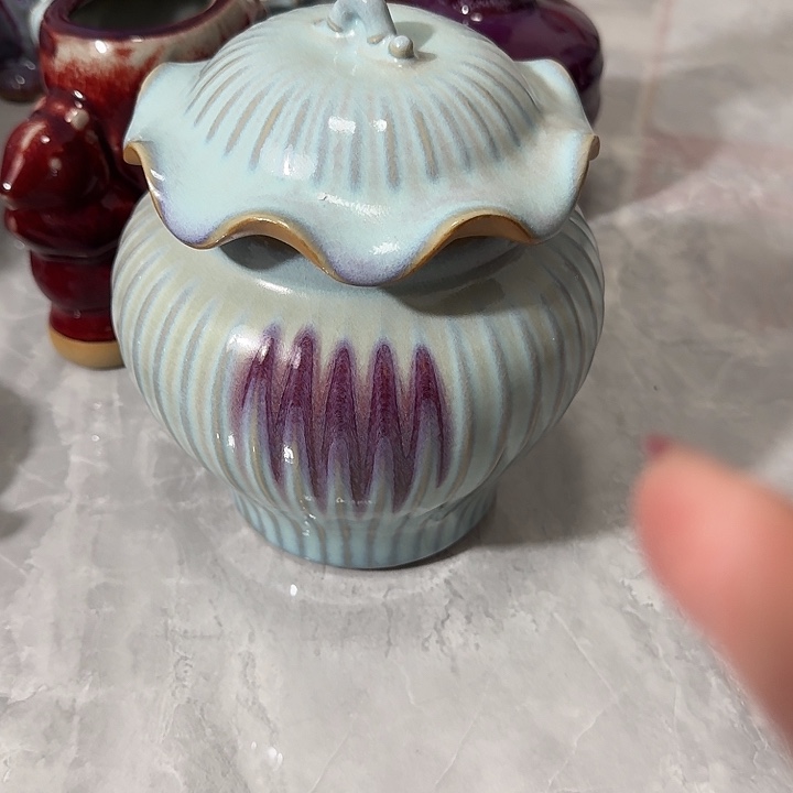 陶摆件郑家钧窑摆件