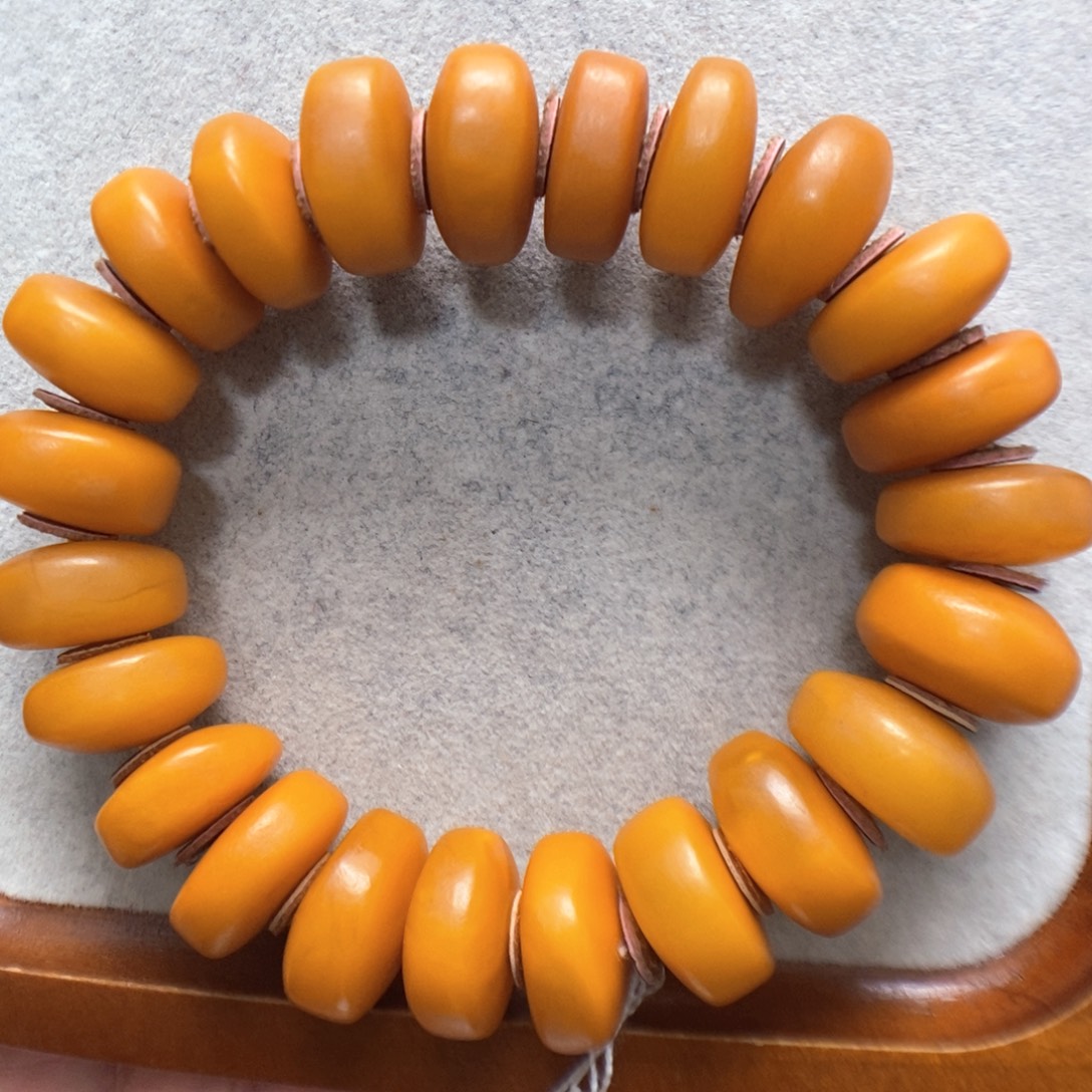 蜜蜡未镶嵌手串蜜蜡