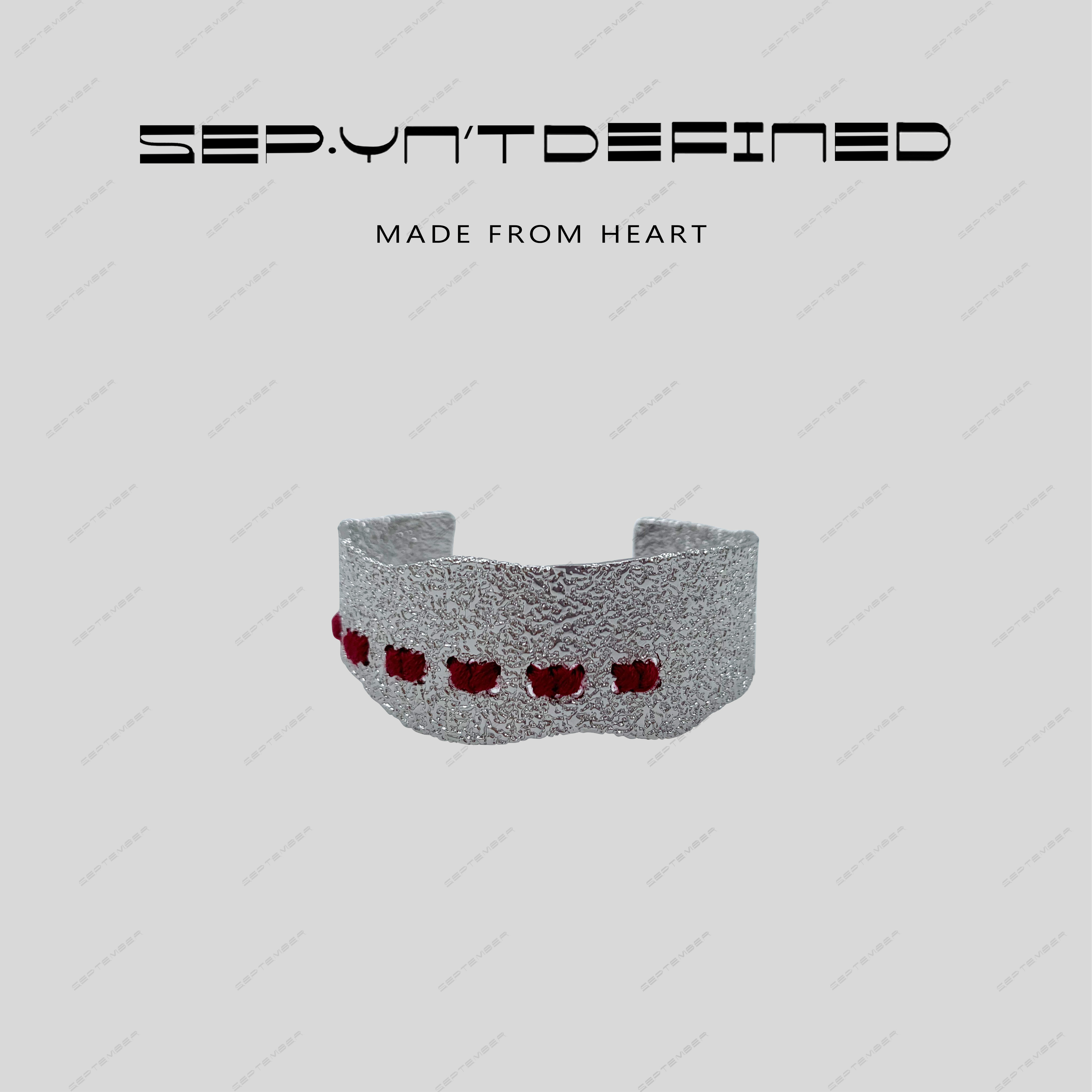 铜合金手镯 2025 A/W SEP.穿线复古手镯和耳环