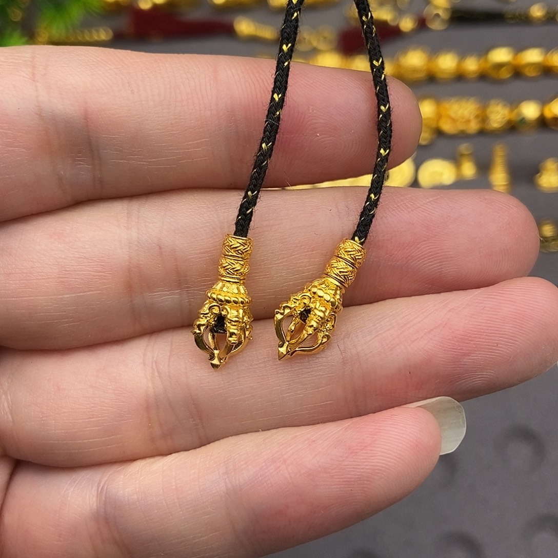 o***o足银玻璃宝塔杵弟子珠