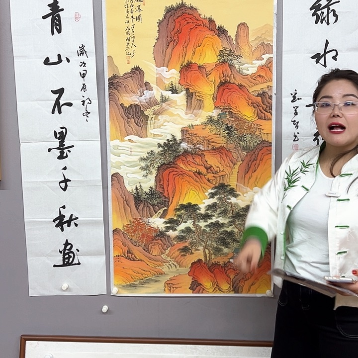 国画中美老师纯手绘作品