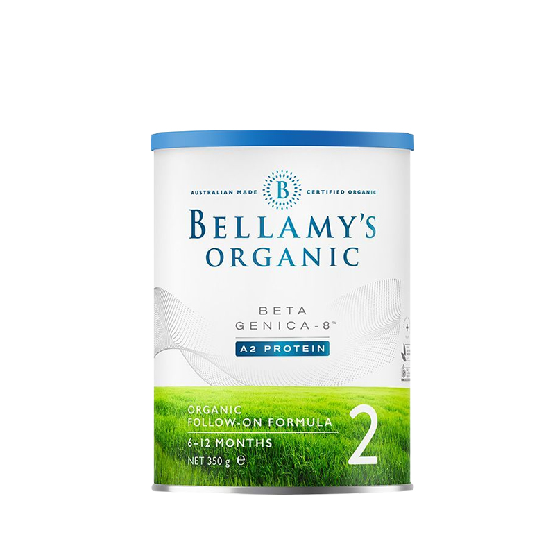 贝拉米白金有机A2蛋白婴幼儿配方奶粉宝宝DHA营养2段350g