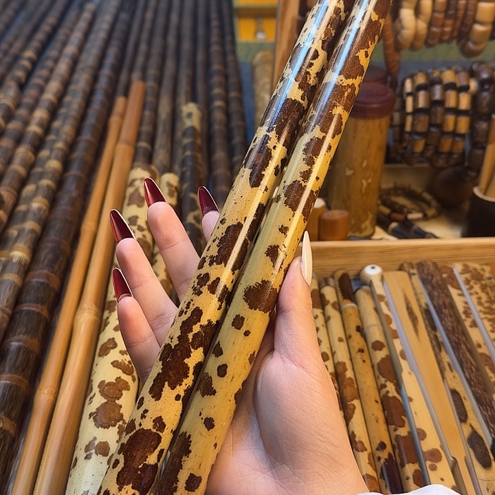 月***香长款湘妃竹盘玩棍