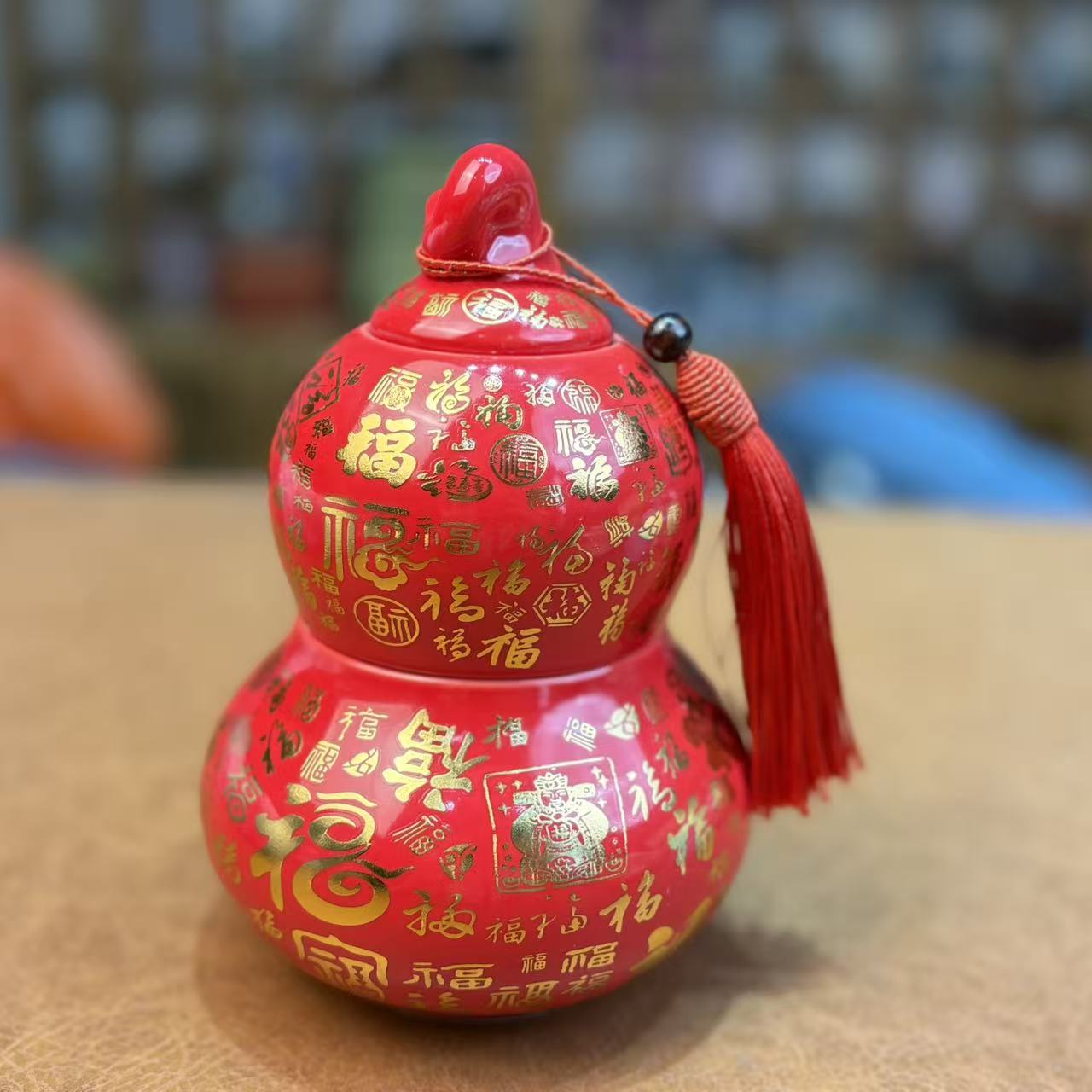 G4386-葫芦百福茶叶罐