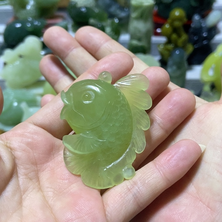 【闪购商品】蛇纹石玉挂件未镶嵌