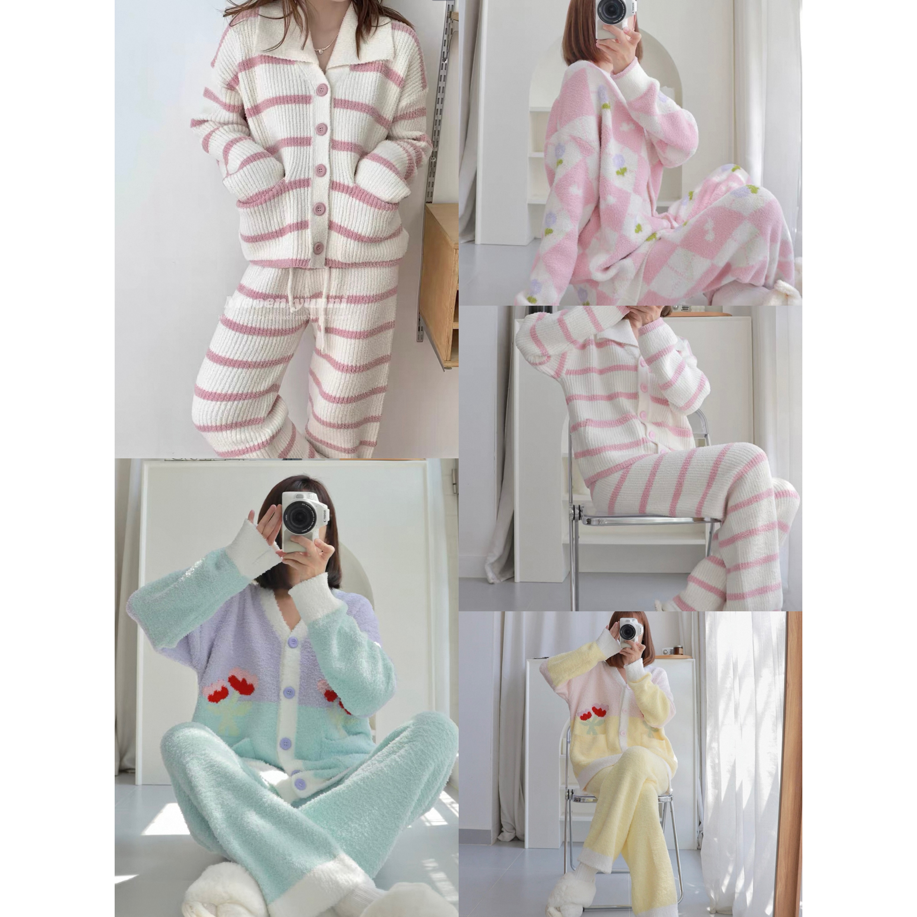 17-女士冬季软绵绵开衫可家居可外穿套装