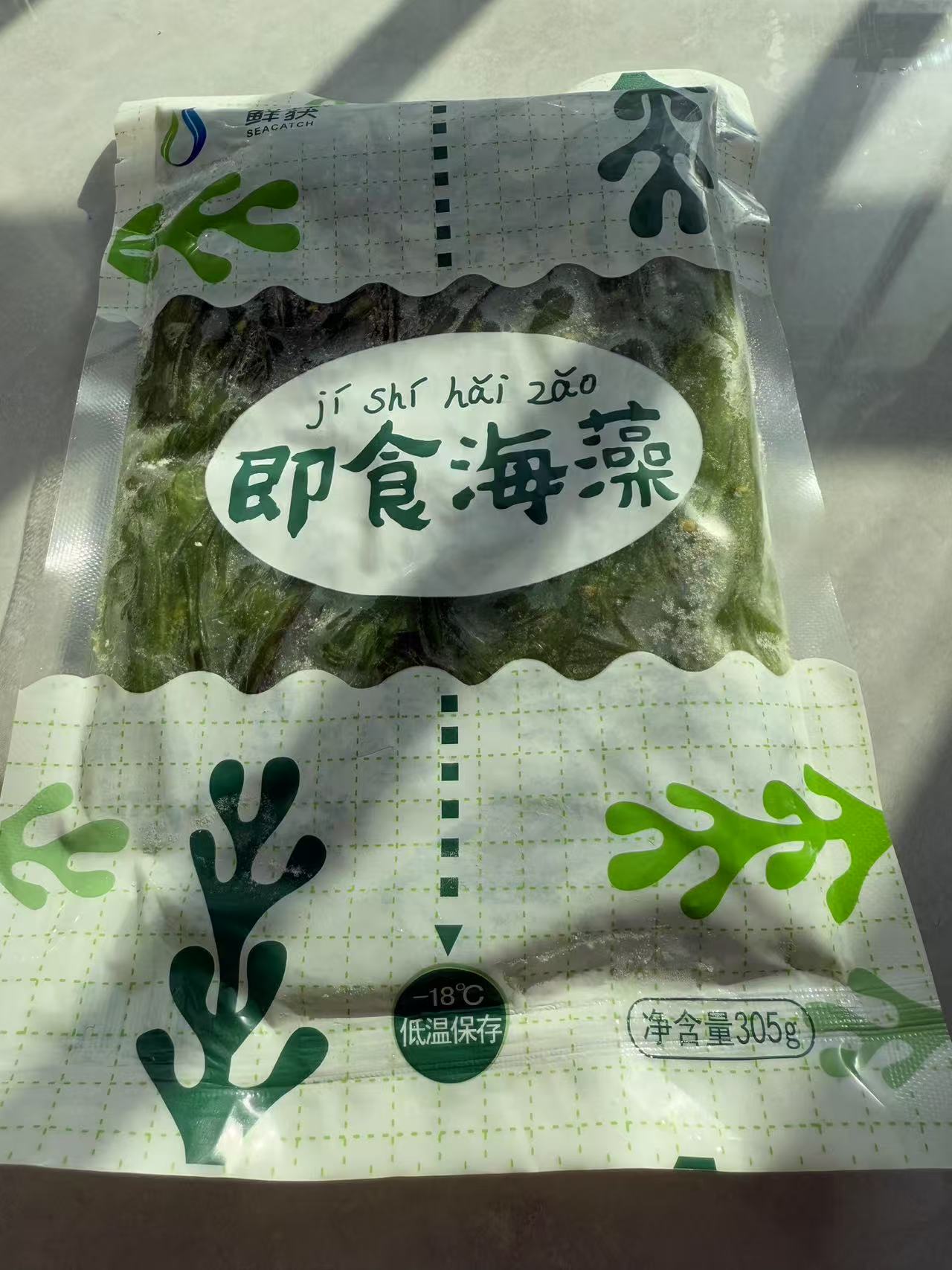   即食海藻  305g/包开袋即食冷冻腌制食用冷冻保存