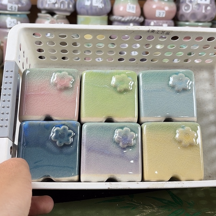 红陶量货/口高深浅搭配发6