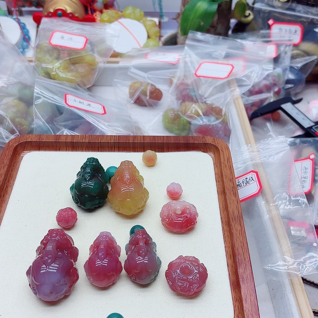 *****玛瑙/玉髓未镶嵌手链盐源35