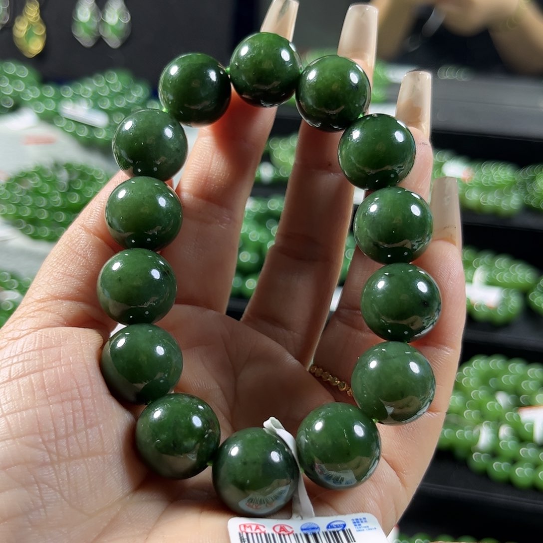 未镶嵌和田玉（碧玉）手链15