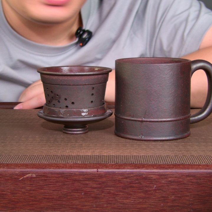 茶杯紫砂高货放漏