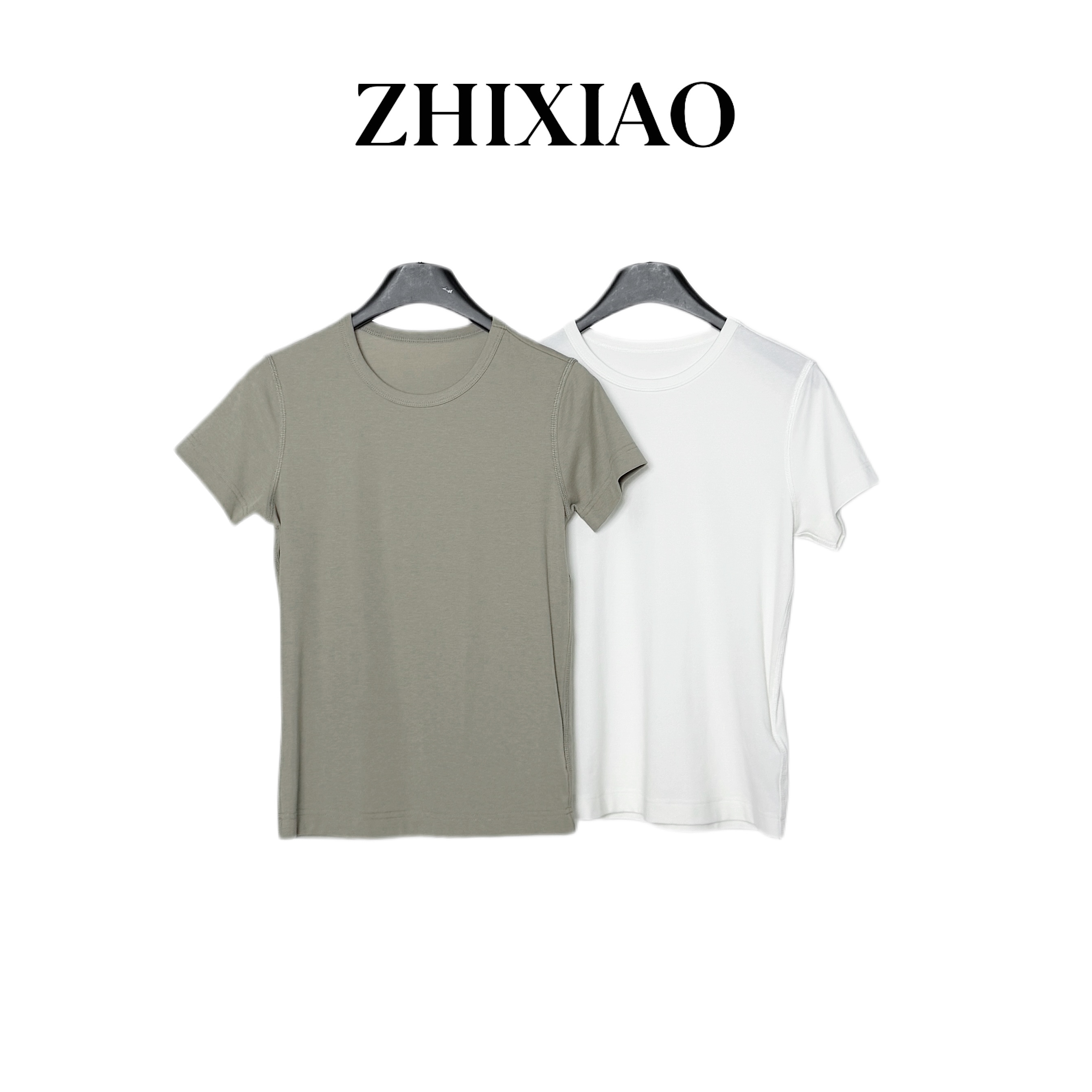 【ZHIXIAO】夏季新款：极简短袖2144