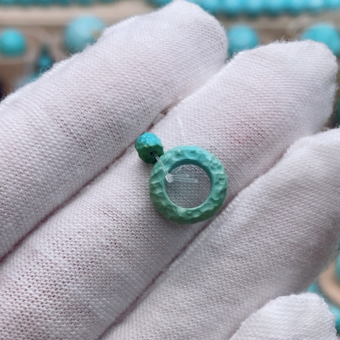 绿松石未镶嵌珠宝奇石5mm