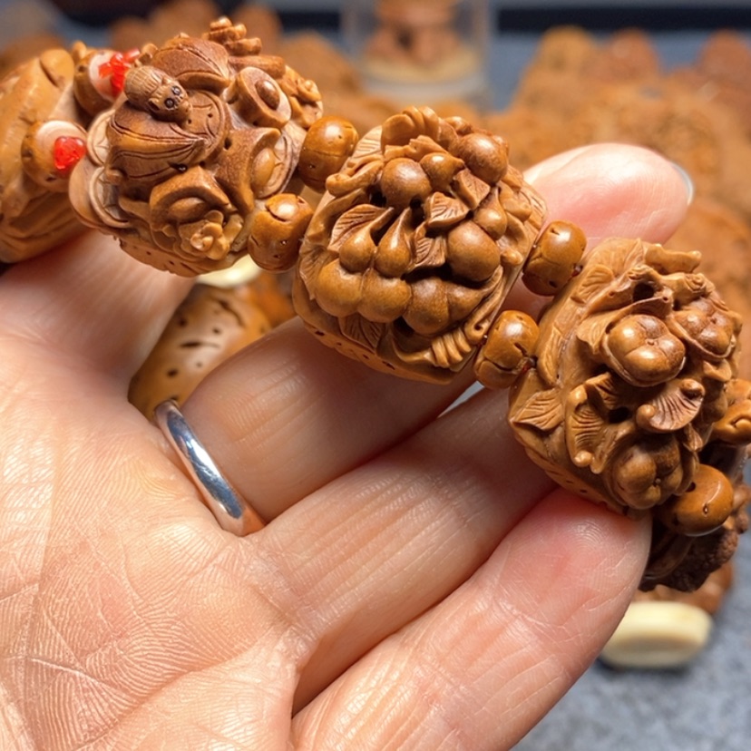 【闪购商品】手串/手链核桃寿****理核桃雕刻