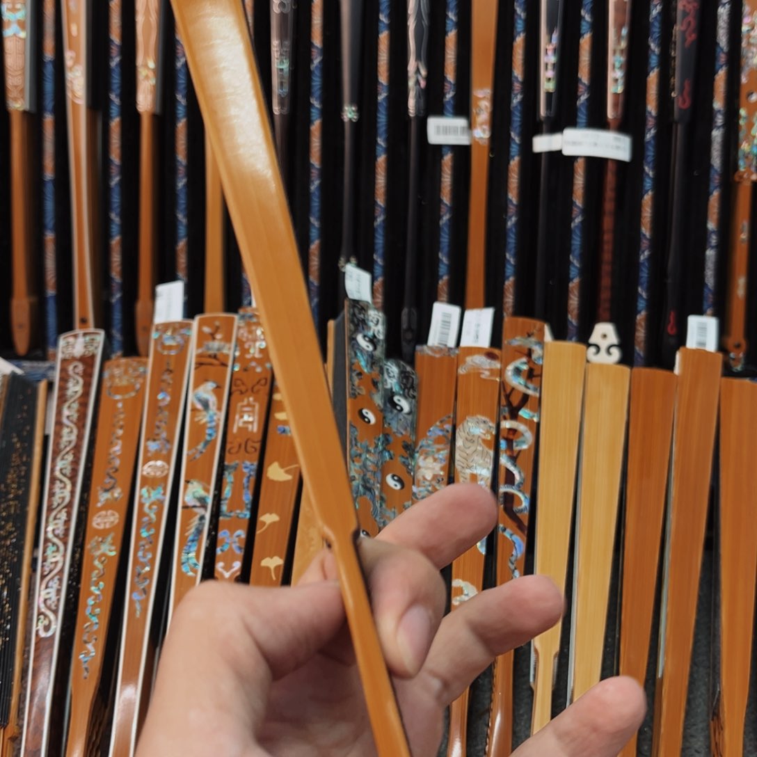 扇子✨*主纯手工制作工艺