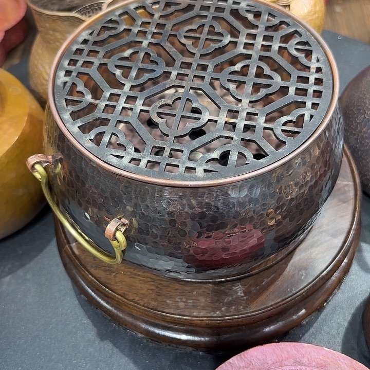 闲***鹤紫铜手工制作炉子