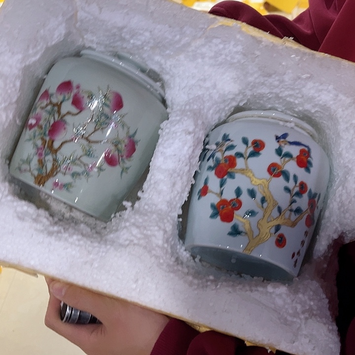 各种器型高档陶瓷茶叶罐储物罐密封罐瓶瓶罐罐