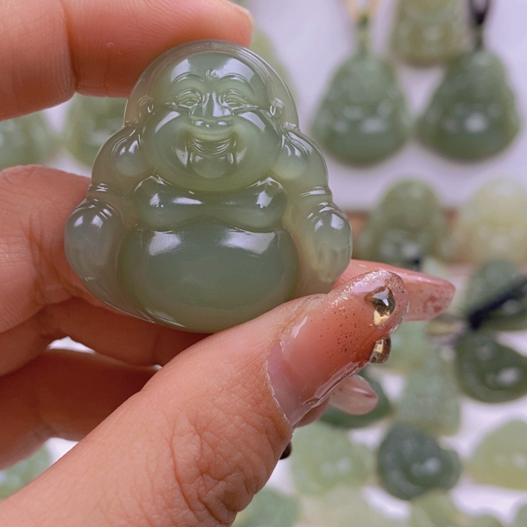 和田玉颈饰未镶嵌夜**海