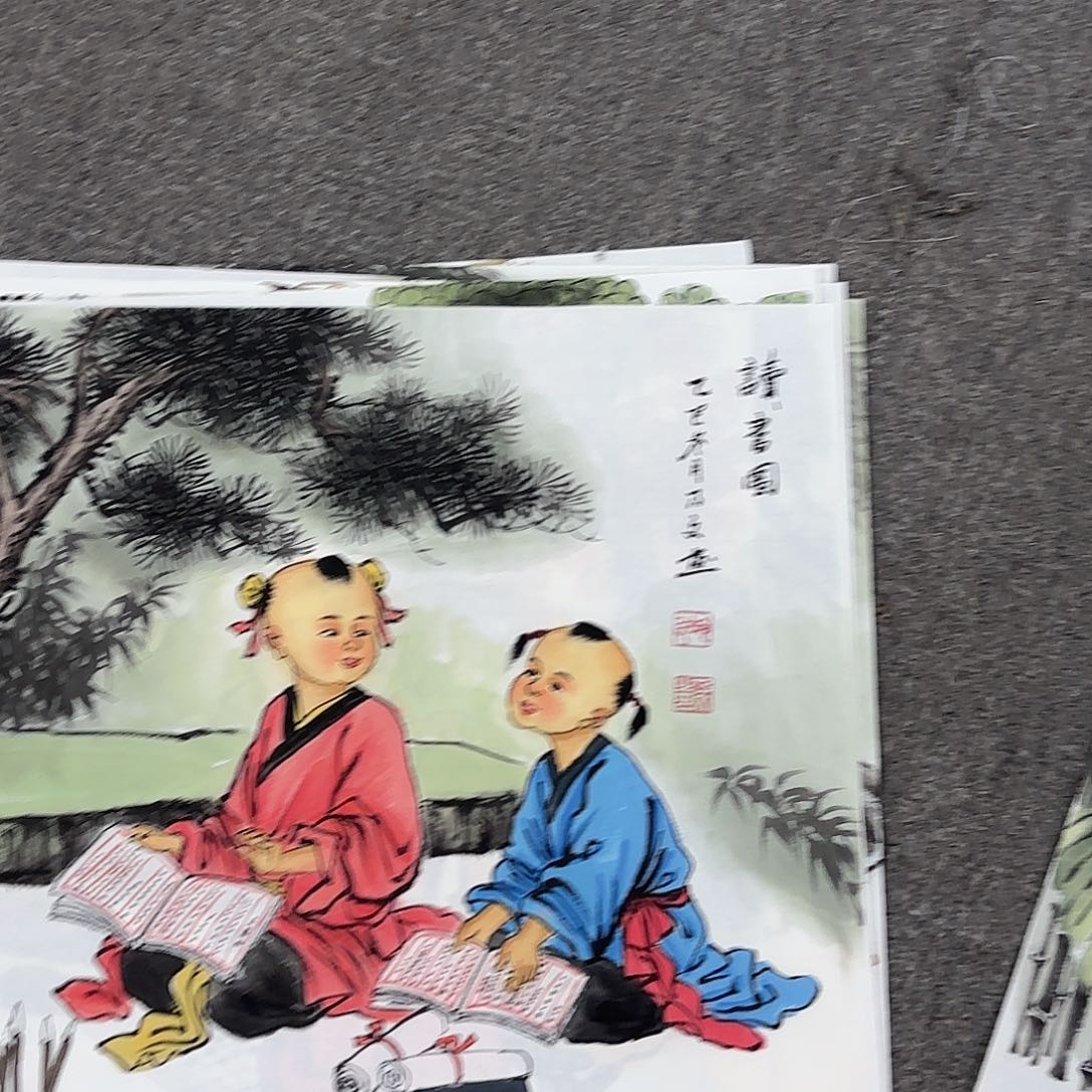 国画国画作品多次入选国内外