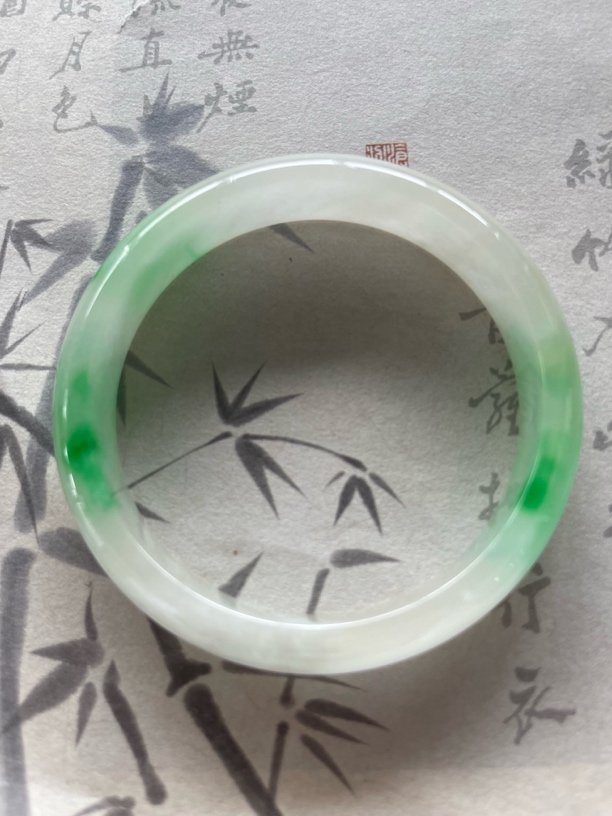 H543-六零缅甸翡翠手镯时尚冰