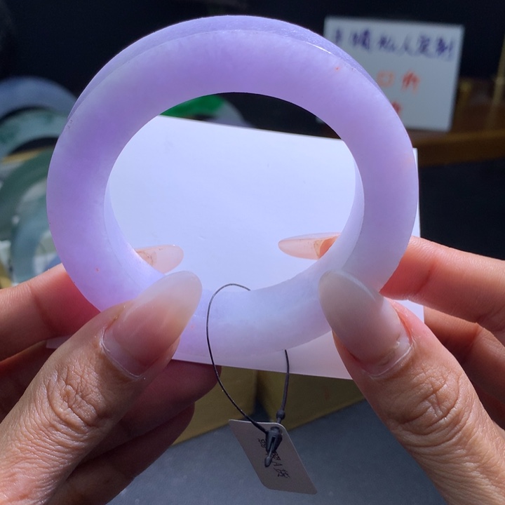 定制翡翠未镶嵌紫罗兰