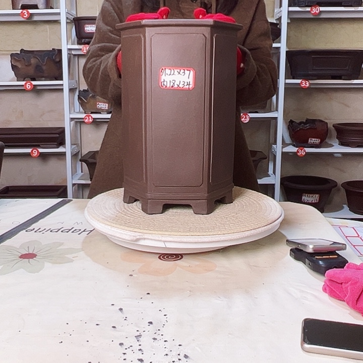 紫砂花盆紫砂花盆