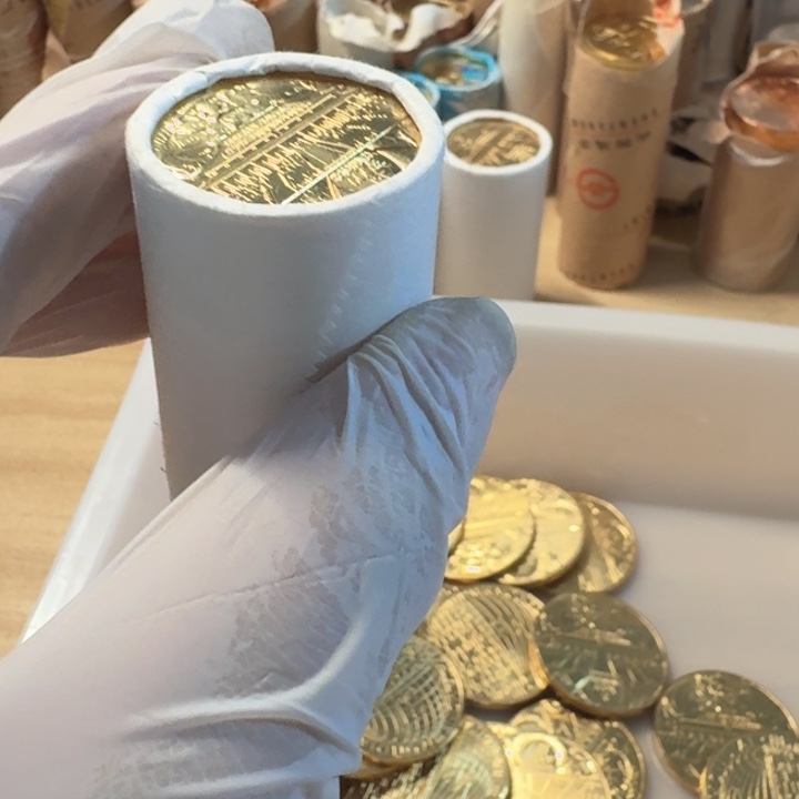 其他普通金属1卷25枚，紫禁城币