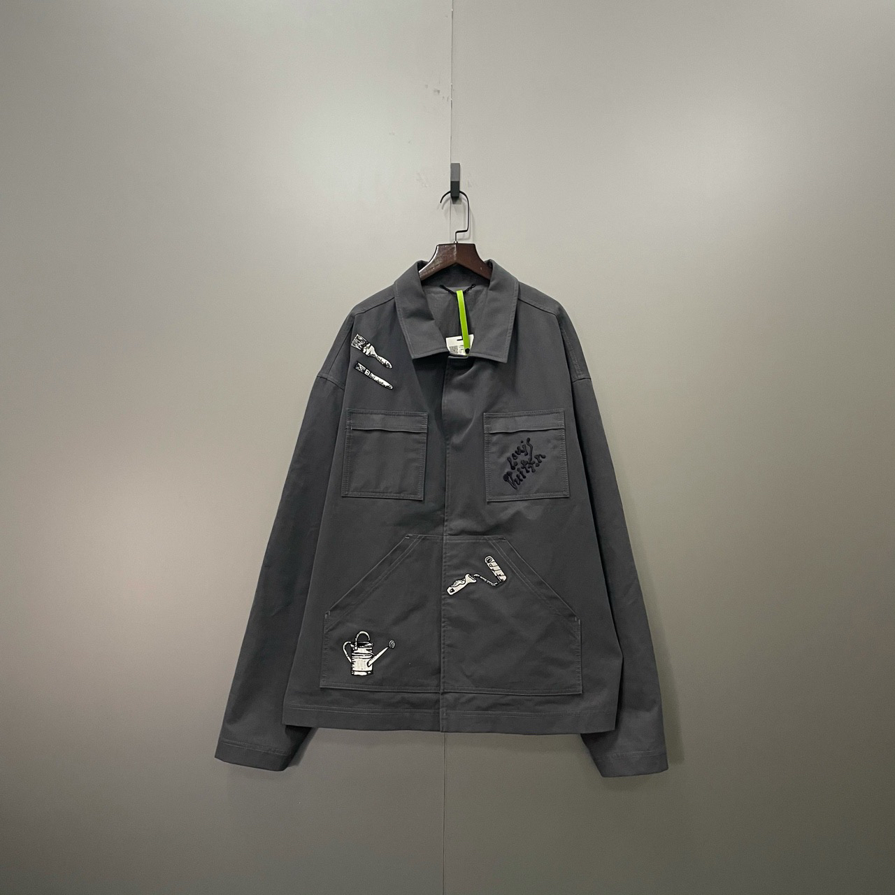 未使用 LouisVuitton/路易威登 (ll) 工具工装夹克 58码/600439
