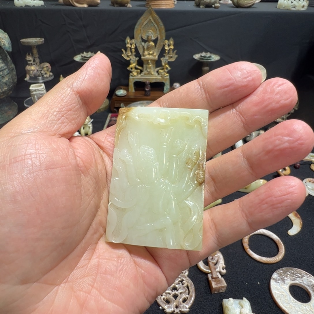 青***M和田玉（糖玉）未镶嵌挂件我也是很喜欢这个节目