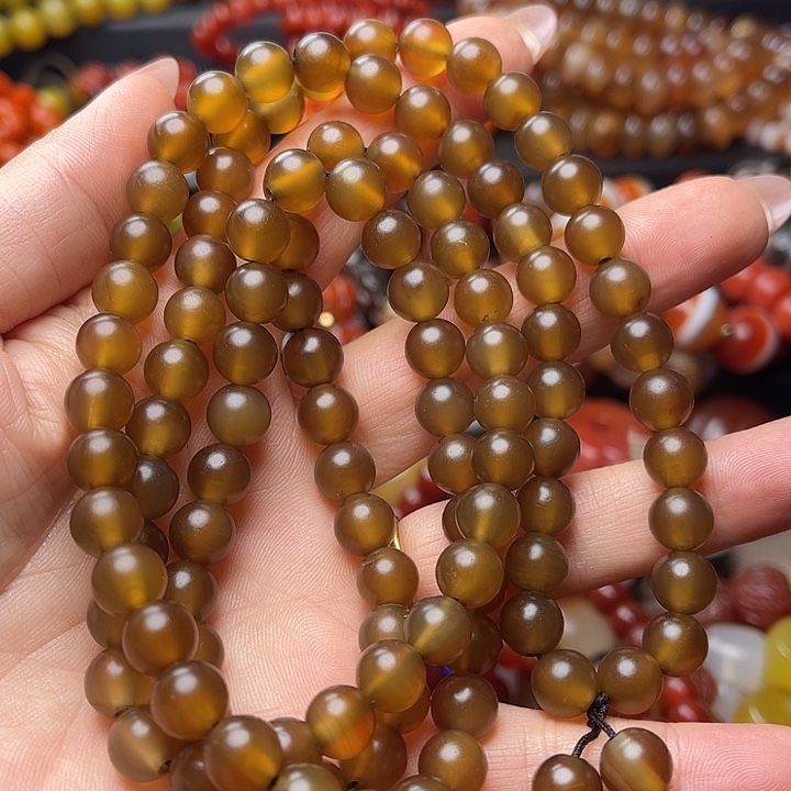 定***君玛瑙/玉髓未镶嵌手链