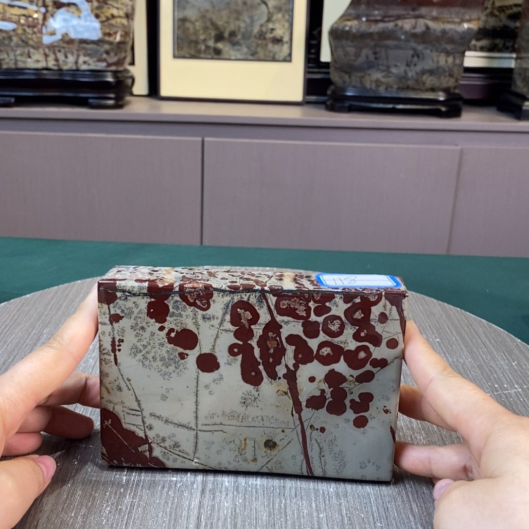 石材广西国画石草花石