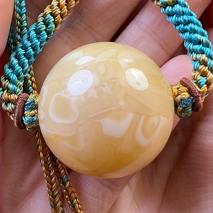 蜜蜡颈饰未镶嵌蜜蜡