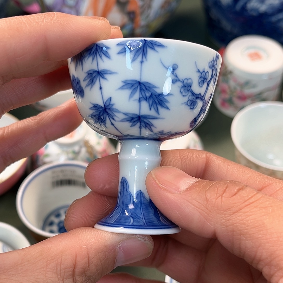 杯青花瓷器青花瓷器