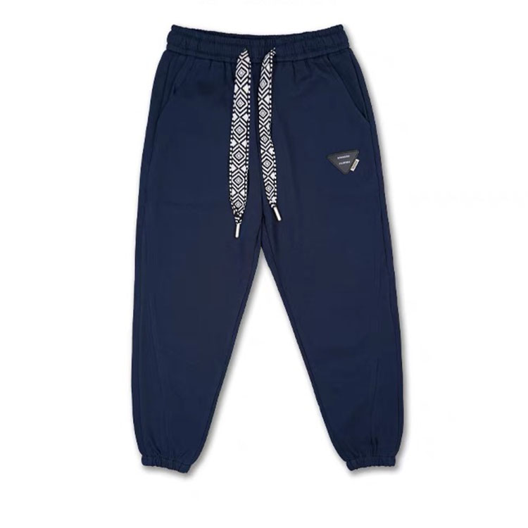 秋冬季加绒时尚男女同款宽松束脚裤韩版休闲运动卫裤