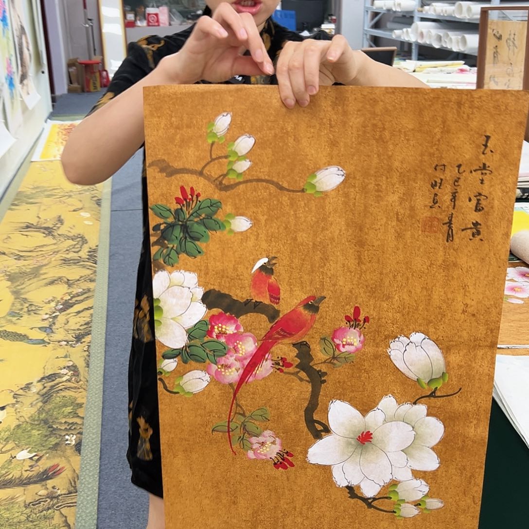 国画宣纸国画纯手绘作品