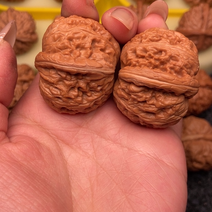 文玩核桃把件火**丈40老树原桩元宝